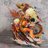 Son Goku SSJ 3 Shenron Figur