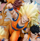 Son Goku SSJ 3 Shenron Figur