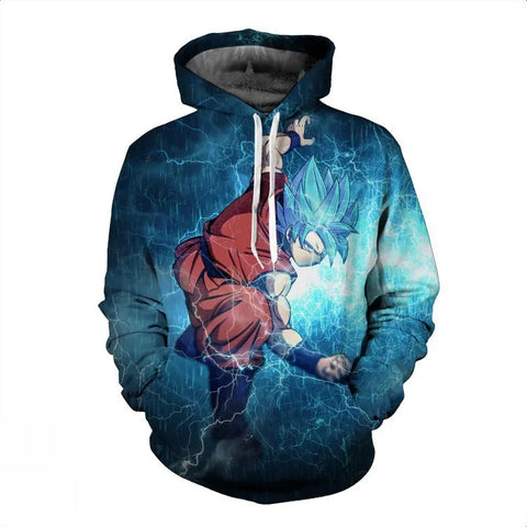 Goku SSJ Blue Pullover